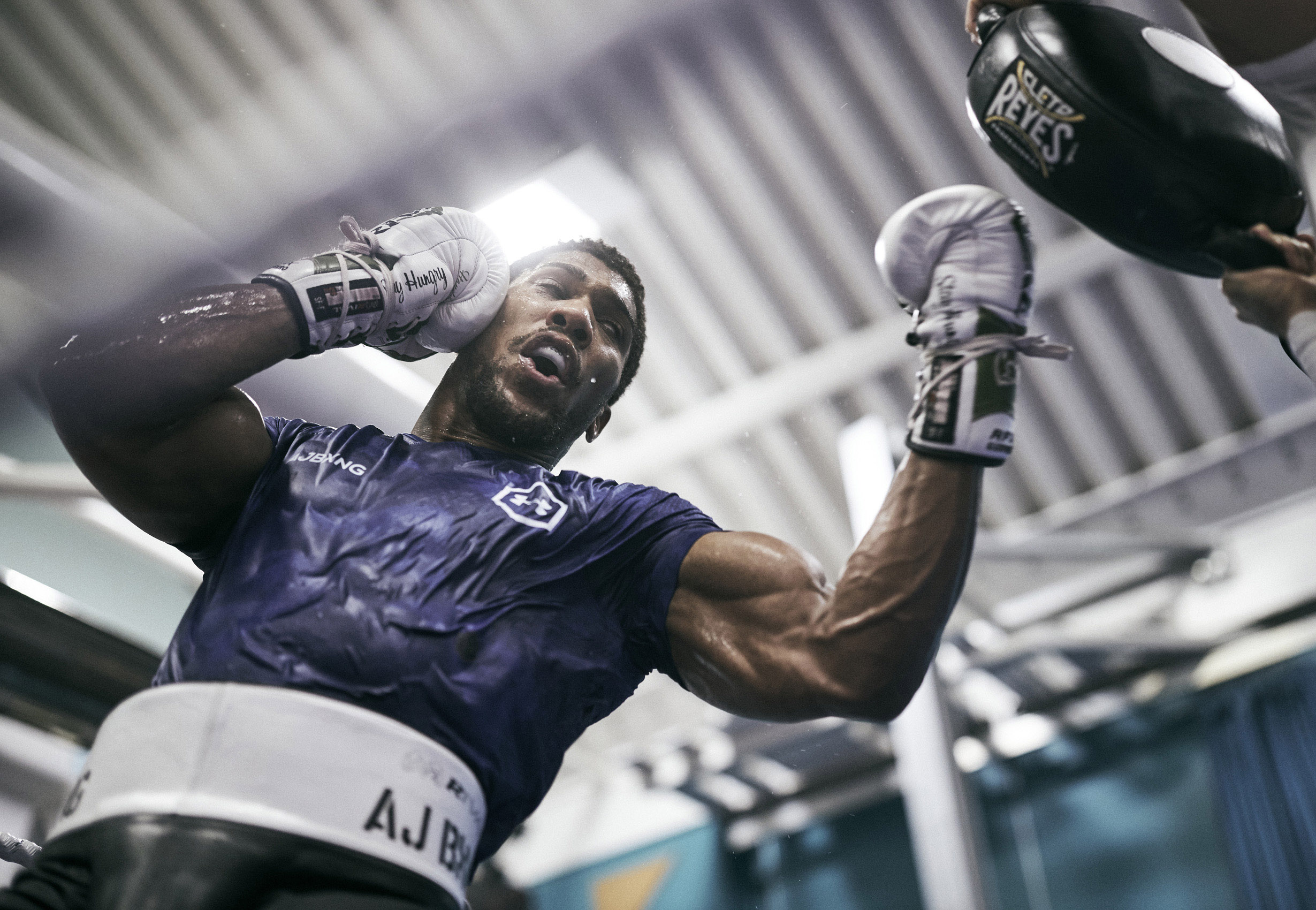 Anthony Joshua Training Sheffield Under Armour © Mark Robinson Photographer Matchrrom Boxing 2019.