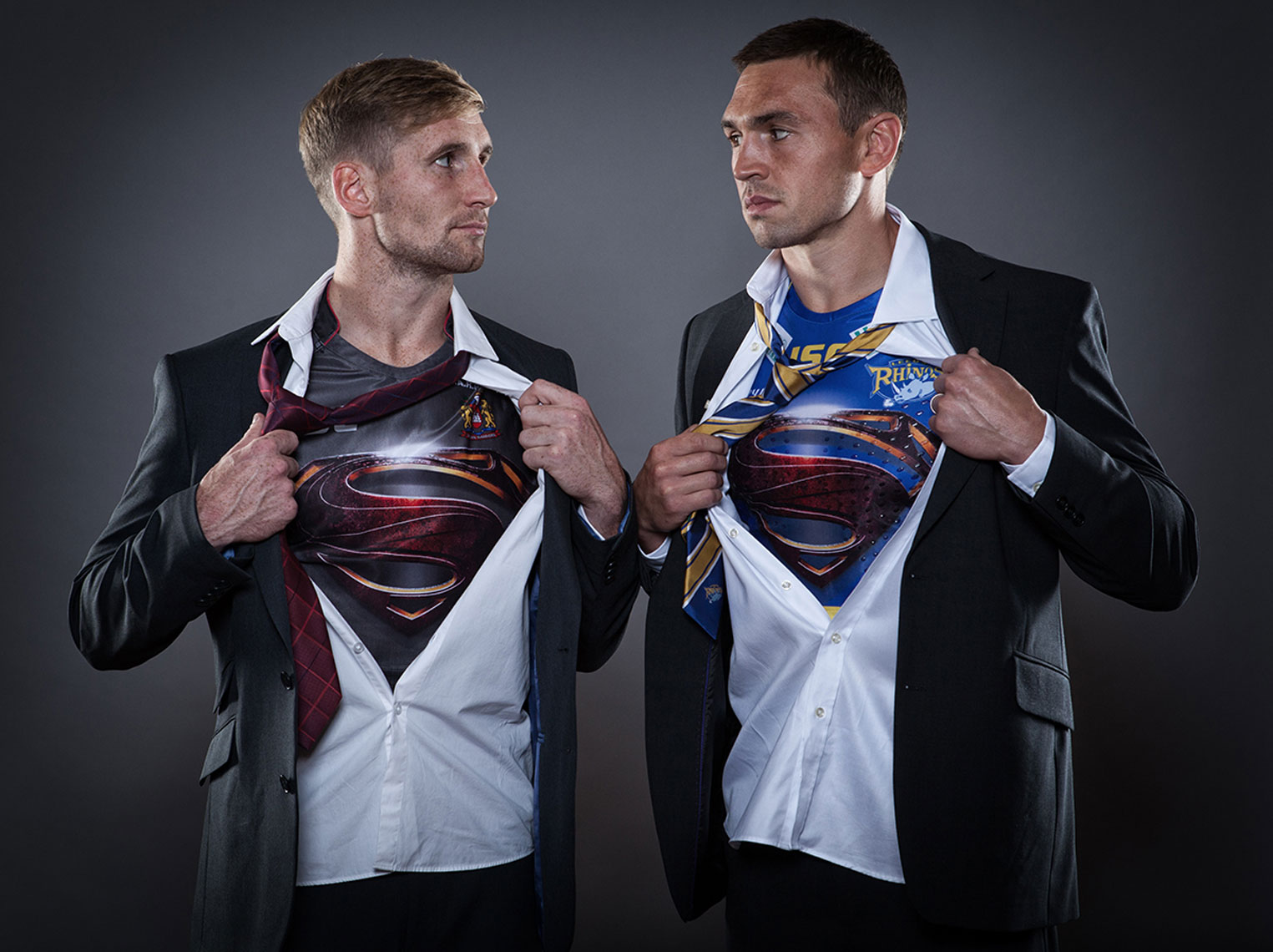 Sam Tomkins Kevin Sinfield Warner Brothers © Mark Robinson Photography