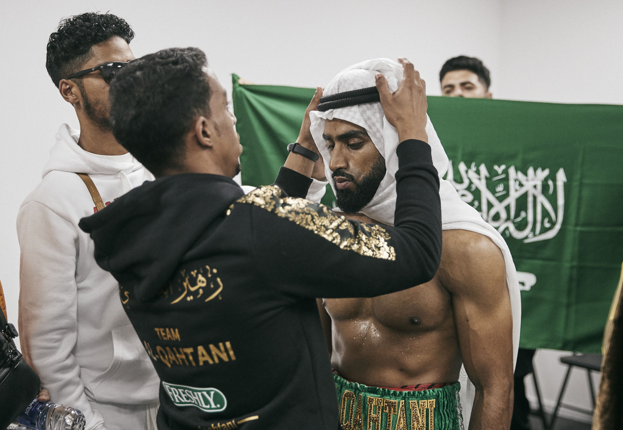 Zuhayr ALl Qahtani Saudi Arabia Ruiz Joshua II © Mark Robinson Photographer Matchrrom Boxing 2019.