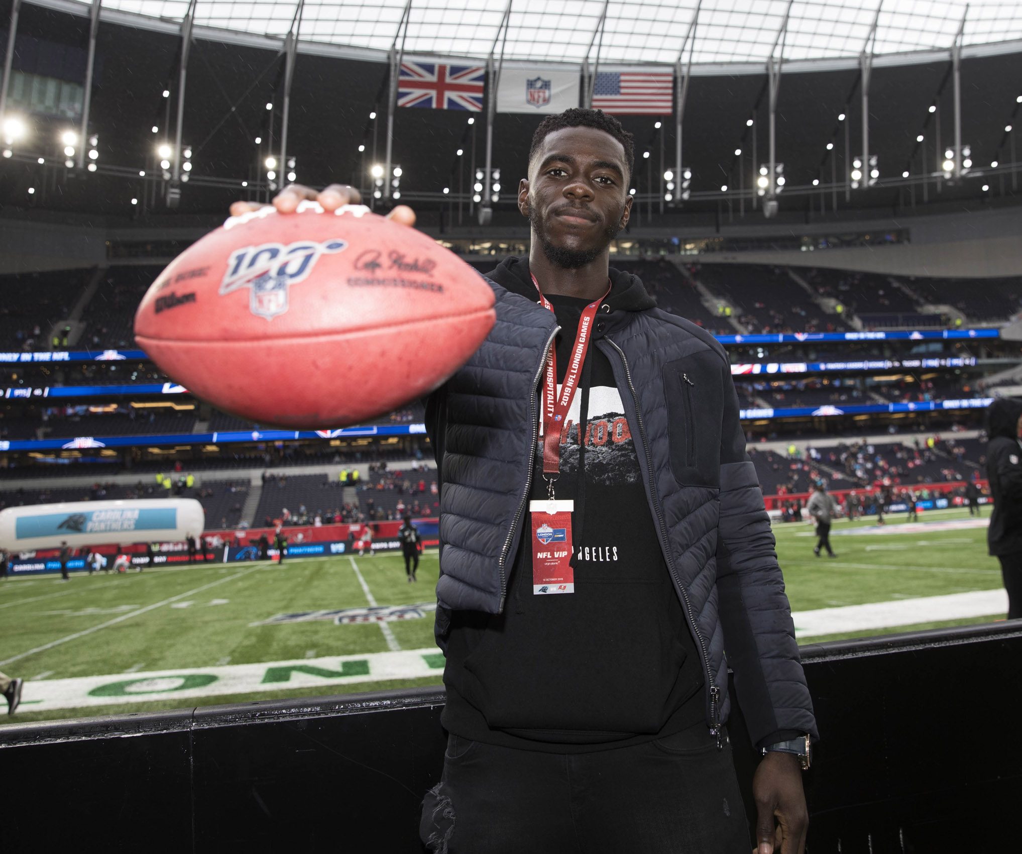 NFL UK Axel Tuanzebe American Football © Mark Robinson Photographer Photography NFL UK
