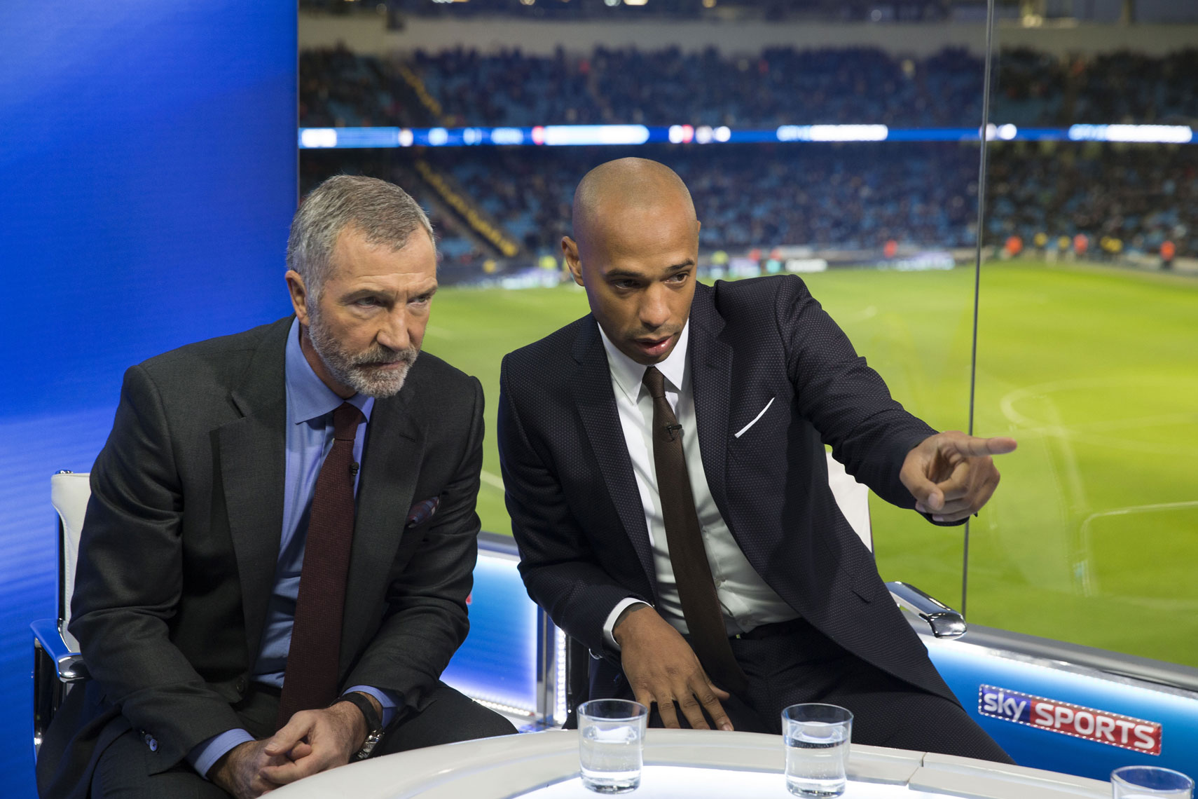 Sky Sports Thierry Henry Mark Robinson